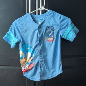 Jumping Beans Blue Sonic Button Down Shirt